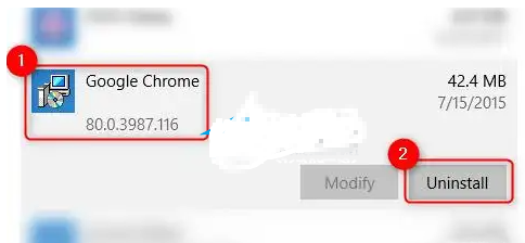 如何卸载谷歌浏览器