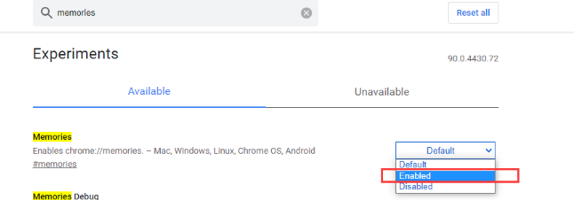 谷歌浏览器如何开启memory功能